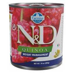 Farmina N&D Dog Quinoa Weight Management 285g Mokra Karma z Jagnięciną Dla Psa Redukcja Masy Ciała