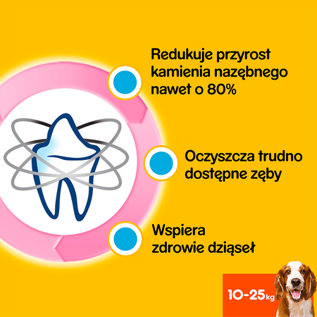 PEDIGREE DentaStix 4 x 28 sztuk Medium Średnie Rasy Gryzak Dla Psów