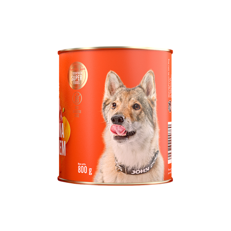 JOHN DOG Karma Mokra Dla Psa Pumpkin Line Jagnięcina z Królikiem i Dynią 800g