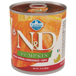 Farmina N&D Dog Chicken Pumpkin Pomegranate Puppy 285g Mokra Karma Dla Szczeniąt Kurczak Dynia i Granat