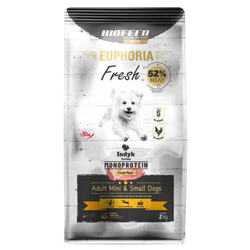 Biofeed Euphoria Fresh Turkey 2kg Sucha Monoproteinowa Karma Dla Dorosłych Psów Miniaturowych I Małych Ras Ze Świeżym Indykiem