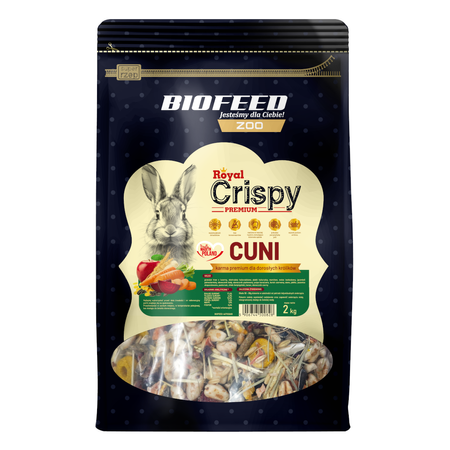 Biofeed Royal Crispy Premium Cuni 2kg Sucha Karma Dla Dorosłych Królików