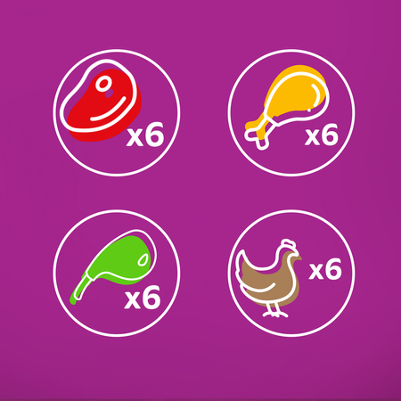 Whiskas Adult Soczyste Kąski Pure Delight Saszetki 48x85g Mokra Karma Dla Dorosłych Kotów w Galaretce