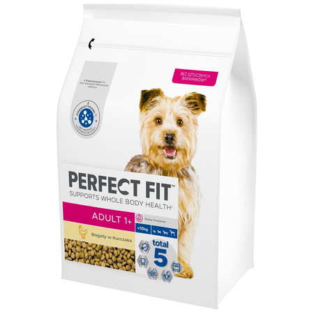 Perfect Fit Adult 1+ Bogaty W Kurczaka 3x2,6kg Sucha Karma Dla Psa Małej Rasy