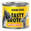 John Dog Tasty Broth 140g Mokra Uzupełniająca Karma Dla Dorosłych Psów I Kotów Z Łososiem