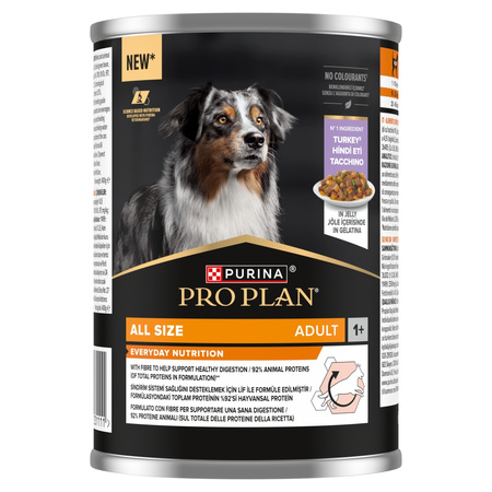 Purina Pro Plan Everyday Nutrition All Size Adult 400g Mokra Karma Dla Psa Bogata w Indyka w Galaretce