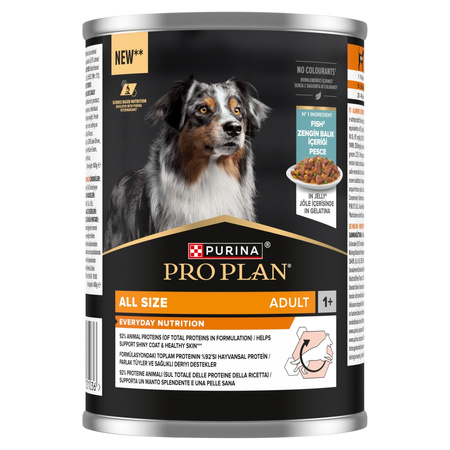 Purina Pro Plan Everyday Nutrition All Size Adult 400g Mokra Karma Dla Psa Bogata w Rybę w Galaretce
