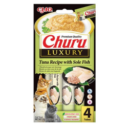Inaba Cat Churu Luxury 4x14g (56g) Kremowy Przysmak Dla Kota Tuńczyk z Solą