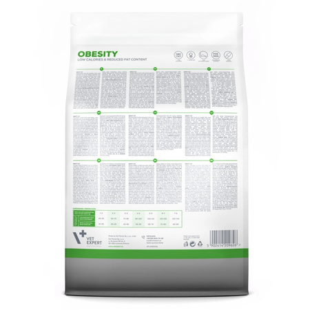 Vet Expert Obesity Sucha Karma Dietetyczna Dla Kota Z Drobiem 2kg Redukcja Masy Ciała