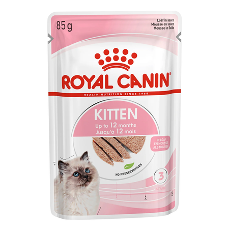 Royal Canin Kitten 85g Pełnoporcjowa Mokra Karma Dla Kociąt Do 12 Miesiąca Życia Pasztet