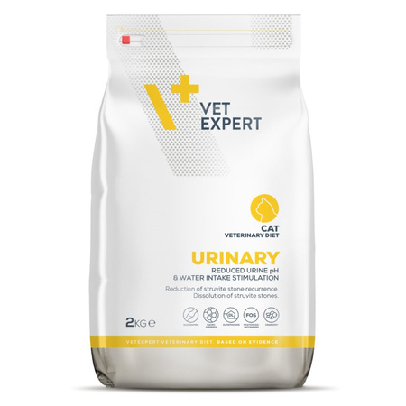 Vet Expert Urinary Sucha Karma Weterynaryjna Dla Kota Z Drobiem 2kg Przeciw Kamieniom Struwitowym