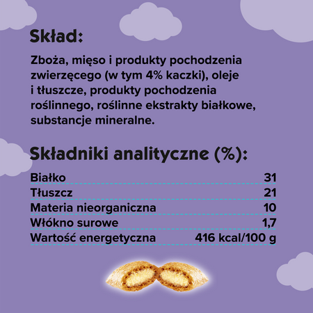 Dreamies z Wyśmienitą Kaczką 6x60g (360g) Przysmaki dla kota