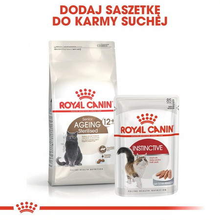 Royal Canin Ageing Sterilised +12 Senior 4kg Karma Sucha Dla Kotów Dojrzałych Sterylizowanych Powyżej 12 Roku Życia