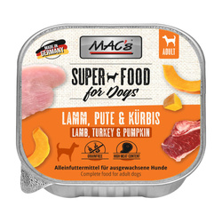 MAC's Dog Bezzbożowa Mokra Karma Dla Psa Tacka 150g Jagnięcina z Indykiem i Dynią