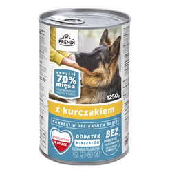 Frendi Kawałki z Kurczakiem w Sosie 1250g Mokra Karma Dla Dorosłych Psów Wszystkich Ras