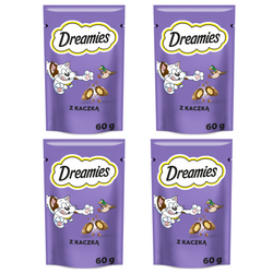 Dreamies z Wyśmienitą Kaczką 4x60g Przysmak Dla Kota