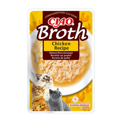 Inaba Cat Ciao Broth 40g Uzupełniająca Karma Dla Kota Bulion z Kurczakiem