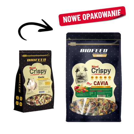 Biofeed Royal Crispy Premium Cavia 2kg Karma Dla Dorosłych Świnek Morskich