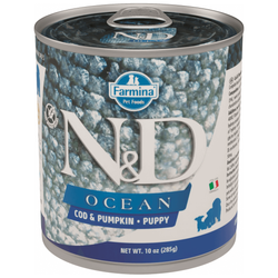 Farmina N&D Dog Ocean Cod Pumpkin Puppy 285g Mokra Karma Dla Szczeniąt Dorsz i Dynia