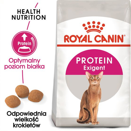 Royal Canin Exigent Protein Preference 10kg Karma Sucha Dla Kotów Dorosłych Wybrednych Kierujących Się Zawartością Białka