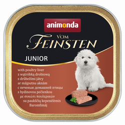 Animonda Vom Feinsten Junior 150g Mokra Karma Dla Szczeniąt z Wątróbką Drobiową
