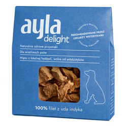 Ayla Delight Filet z Uda Indyka 28g Liofilizowany Przysmak Dla Psa 100% Mięsa