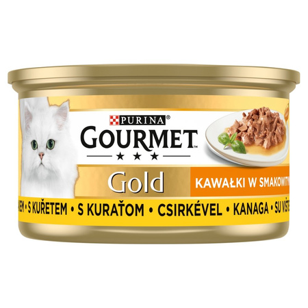 Purina Gourmet Gold Mix Smaków 48x85g Mokra Karma Dla Kota