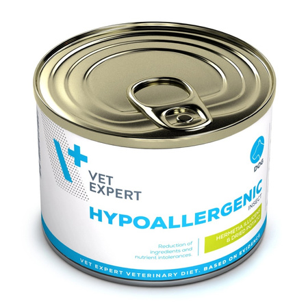 VetExpert Veterinary Diet Hypoallergenic Insect Dog 190g Hipoalergiczna Mokra Karma Weterynaryjna Dla Psa z Owadami