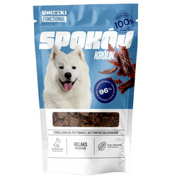 Uniszki Functional Spokój 90g Naturalny Przysmak Dla Psa z Królikiem Spokój i Wyciszenie