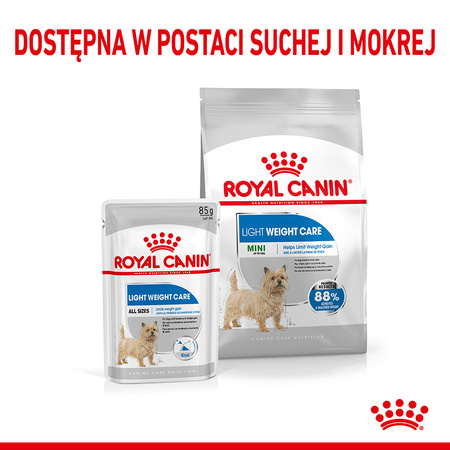 Royal Canin Mini Light Weight Care 8kg Karma Sucha Dla Psów Małych Ras Z Tendencją Do Nadwagi