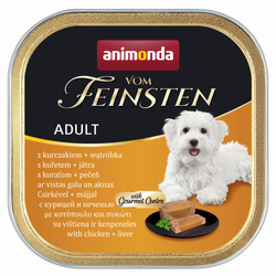 Animonda Vom Feinsten Mokra Karma Dla Psa 150g Z Kurczakiem I Wątróbką
