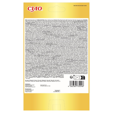 Inaba Cat Churu Tidbits 8x12g Przysmak Dla Kota Z Kurczakiem O Smaku Bulionu Dashi