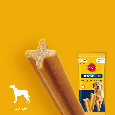 PEDIGREE DentaStix 4 x 28 sztuk Duże Rasy Psów Przysmak Dentystyczny