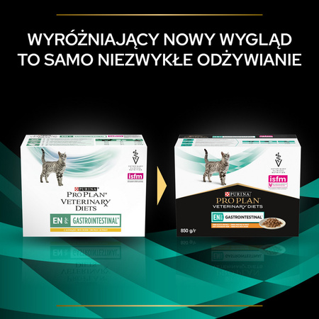 Purina Pro Plan Veterinary Diets EN Gastrointestinal Mokra Karma Dla Kota Z Kurczakiem 10x85g Zaburzenia Żołądkowo-Jelitowe