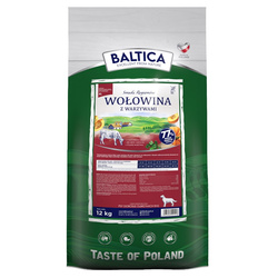 Baltica Adult Wołowina z Warzywami XL 12kg Bezzbożowa Sucha Karma Dla Psów Olbrzymich Ras