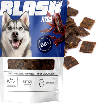 Uniszki Functional Blask 90g Przysmak Dla Psa Z Rybą Na Sierść I Skórę