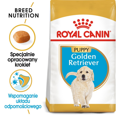 Royal Canin BHN Golden Retriever Puppy 12kg Karma Sucha Dla Szczeniąt Do 15 Miesiąca Rasy Golden Retriever