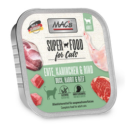 MAC's Tacka 100g Bezzbożowa Mokra Karma Dla Kota z Kaczką Królikiem i Wołowiną