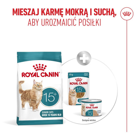 Royal Canin Ageing 15+ Karma Sucha 4kg Dla Kotów Dojrzałych Powyżej 15 Roku Życia