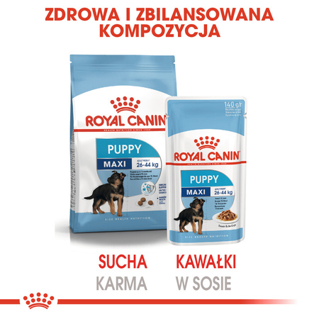 Royal Canin Maxi Puppy 2x15kg Karma Sucha Dla Szczeniąt, Od 2 Do 15 Miesiąca Życia, Ras Dużych