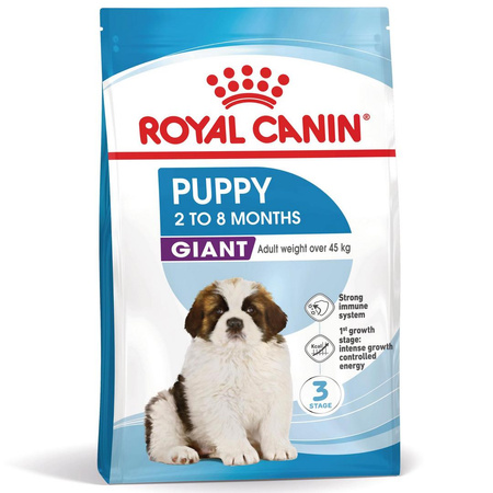 Royal Canin SHN Giant Puppy 15kg Karma Sucha Dla Szczeniąt Od 2 Do 8 Miesiąca Życia Ras Olbrzymich
