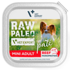 Raw Paleo Pate Mini Adult Beef Tacka 150g Mokra Karma Dla Psów Małych Ras z Wołowiną