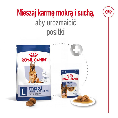 Royal Canin SHN Maxi Adult 5+ 15kg Karma Sucha Dla Psów Dojrzałych Od 5 Do 8 Roku Życia Ras Dużych
