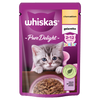 WHISKAS Junior Saszetka 85g Mokra Karma Dla Kociąt Kawałki z Kurczakiem w Galaretce