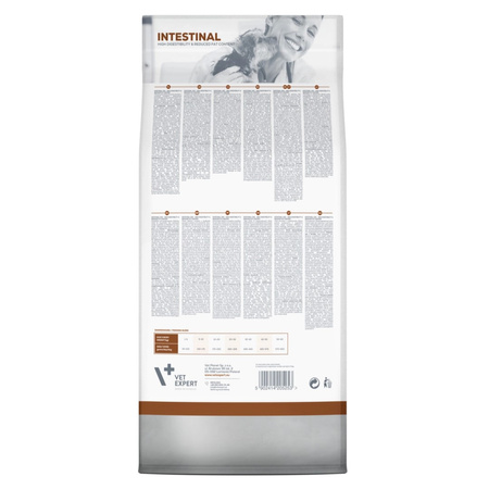 Vet Expert Intestinal Sucha Karma Weterynaryjna Dla Psa Z Drobiem 12kg Zaburzenia Trawienia
