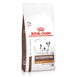 Royal Canin Veterinary VHN Dog Gastrointestinal Low Fat Small 8kg Sucha Karma Dla Psów Małych Ras z Zaburzeniami Trawienia