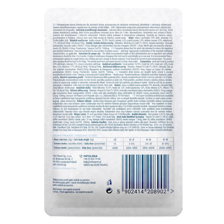 Vet Expert Sensitivity Mokra Karma Weterynaryjna Z Dzikiem 100g Dla Kotów Z Nietolerancją Pokarmową