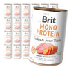 Brit Mono Protein 24x400g Mokra Karma dla Psów Indyk ze Słodkimi Ziemniakami