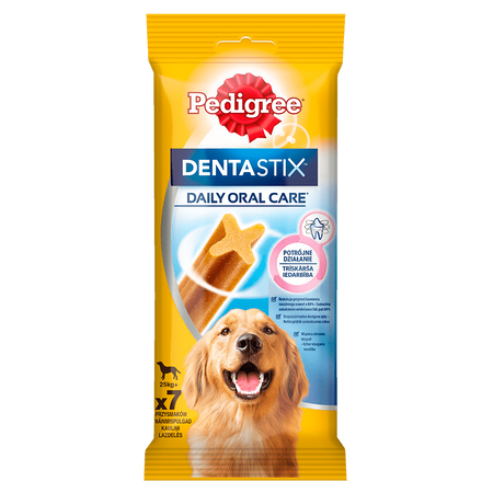 PEDIGREE DentaStix 10 x 7szt 270g Przysmak Dentystyczny Dla Psów Ras Dużych