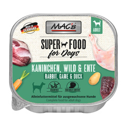 MAC's Dog Bezzbożowa Mokra Karma Dla Psa Tacka 150g z Królikiem Jeleniem i Kaczką